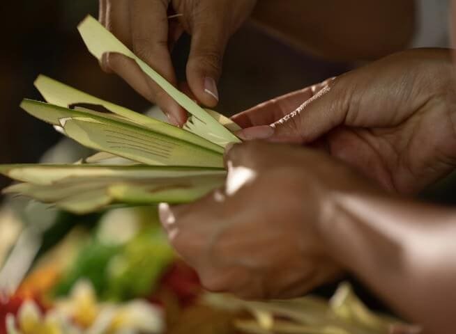 Balinese Canang Making