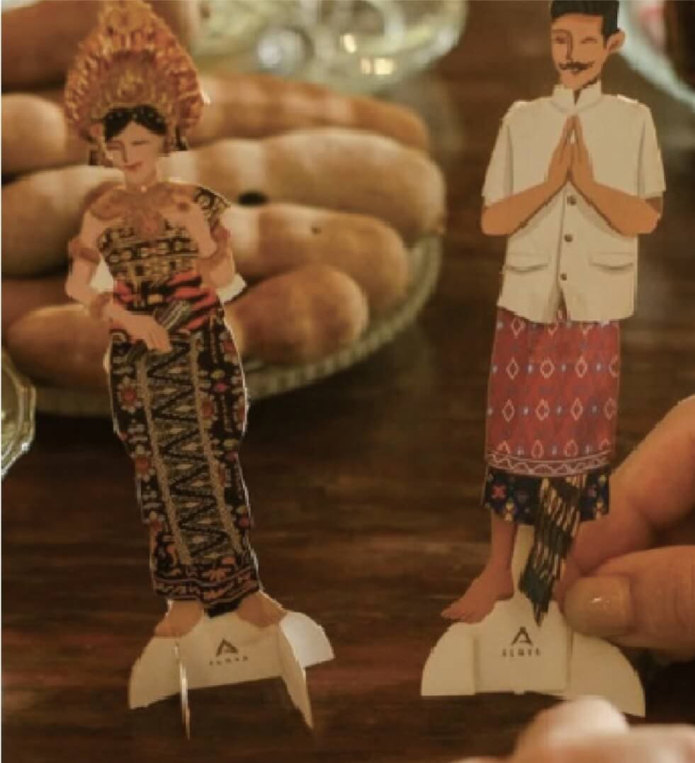 Traditional Balinese Paper Doll Making